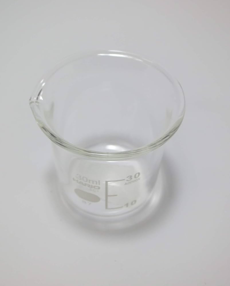 Amazon.co.jp: HARIO(ハリオ) ビーカー 目安目盛付 30mL 010020